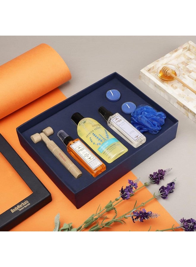 BodyHerbals Lavender Essentials Bath & Body Gift Set For Women & Men| Skin Care Kit | Gift Box Hamper For Couple| Set Of 6 Pcs| Luxury Gift For Birthdays, Anniversaries, Christmas And Special Celebrations| 100% Vegan - Image 1