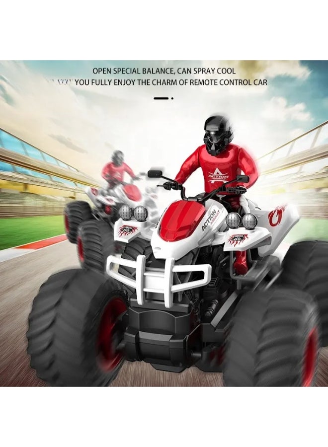 Crazon-Scale 1:14 Smoking Beach Motorcycle With Lights (R ) – Toy Vehicle for Kids Ages 3+ - Image 3