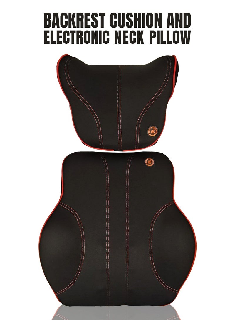 Car Seat Massager Cushion Car Seat Heater Cushion, Seat Vibration and Heating Cushion USB Plug  - Image 1