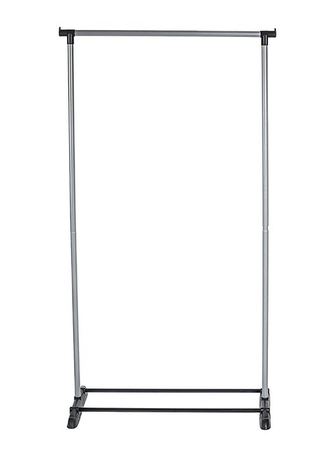 Home Pro Single Extension Garment Drying Rack - Easy Assembly, Extra Hanging Space, and Effortless Mobility with Durable Steel Design for Bedroom, Spare Room, or Laundry, 35D x 110W x 160H cm