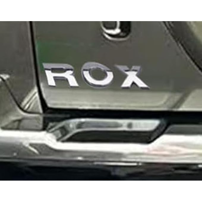 rayihni Premium Gloss Silverytailgate Emblems Compatible With Rox 01 Raised Letters For Rear Tailgate Insert Trunk Logo Badge Sticker Decal Decoration - Image 3