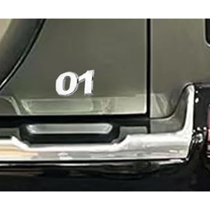 rayihni Premium Gloss Silverytailgate Emblems Compatible With Rox 01 Raised Letters For Rear Tailgate Insert Trunk Logo Badge Sticker Decal Decoration - Image 4