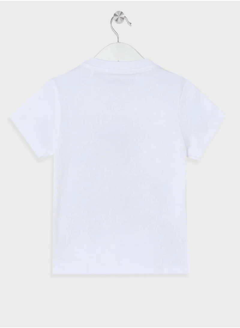 جس Kids Graphics Print  T-Shirt