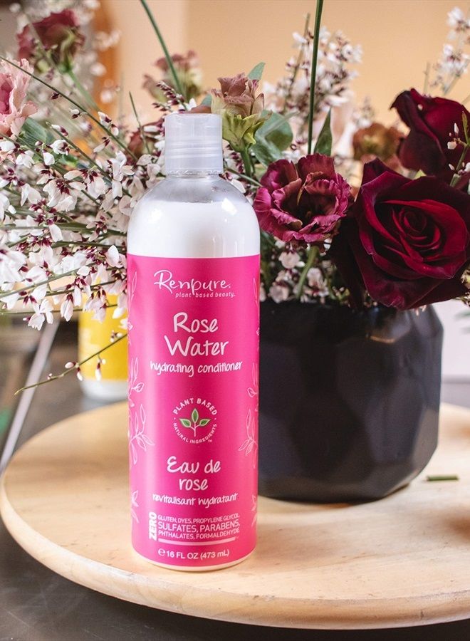 Renpure Plant-Based Beauty Rose Water Weightless Hydration Conditioner, 16 Fluid Ounce - Image 3