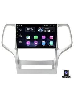 Android Car Stereo for Jeep Grand Cherokee WK 2008-2013 6GB RAM 128GB ROM 9 Inch Support SIM Card, Apple Carplay, MirrorLink WiFi BT, 2.5D IPS Touch Screen with AHD Camera Included