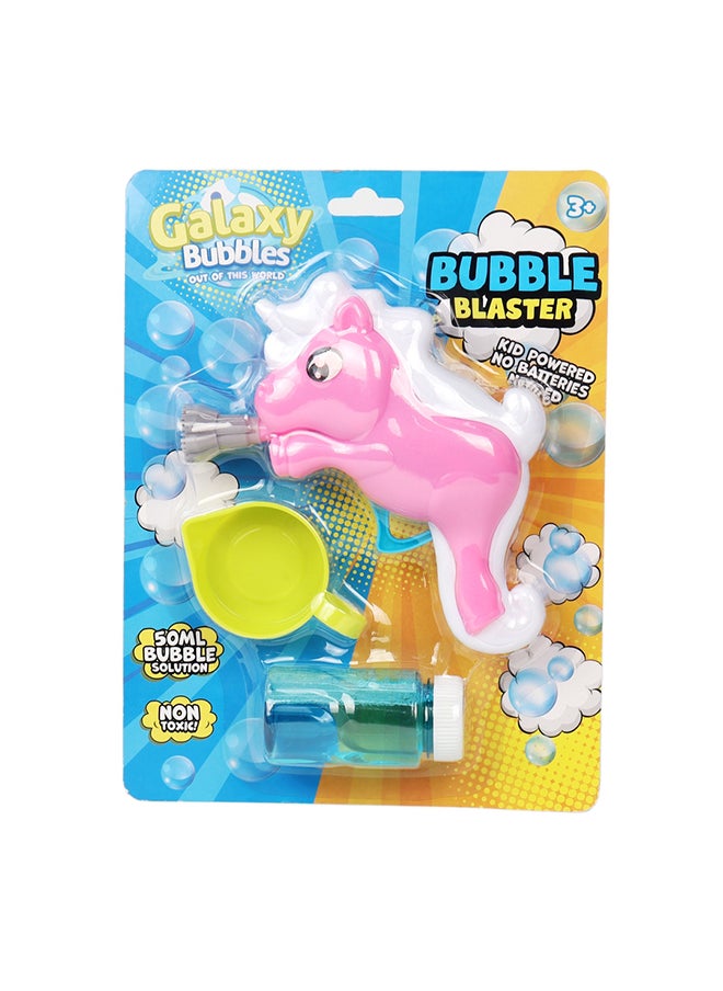 Galaxy Toys - Unicorn Bubble Blower,with 1x50ml Bubble - Image 1