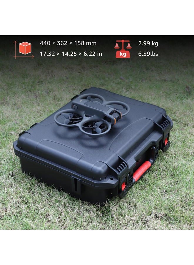Drogear Hard Case for Avata 2 Drone/Fly More Combo, Waterpoof Avata 2 Carrying Case Bag, Fits Goggles 3, RC Motion 3 & FPV Remote Controller 3 Accessories - Image 5
