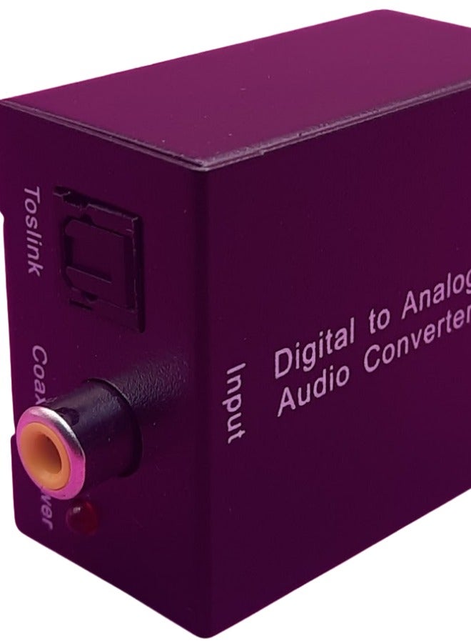 Digital to Analog Audio Converter | SPDIF/Coaxial to RCA L/R Analog Audio | Plug-and-Play | 20Hz-20kHz Output Bandwidth - Image 3