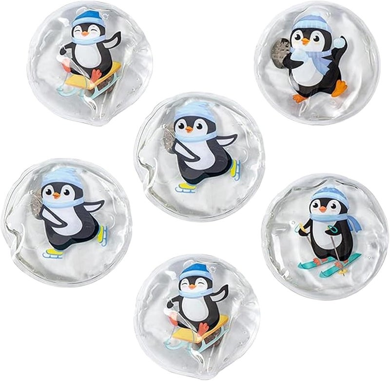 كلاراكو كمادات حرارية فورية قابلة لإعادة الاستخدام، وسادة تدفئة لطيفة، دفايات يدوية جيبية، وسادة تدفئة جل ساخنة/باردة لتخفيف الألم، وآلام العضلات، والتصلب، والآلام (ج) - Image 3