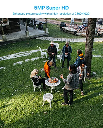 ZOSI 16CH 4K PoE Home Security Camera System,H.265+ 8MP 16 Channel CCTV NVR with 4TB HDD for 24-7 Recording,8pcs Wired 5MP PoE IP Cameras Outdoor Indoor,Night Vision,Motion Alert,Remote Access - Image 3