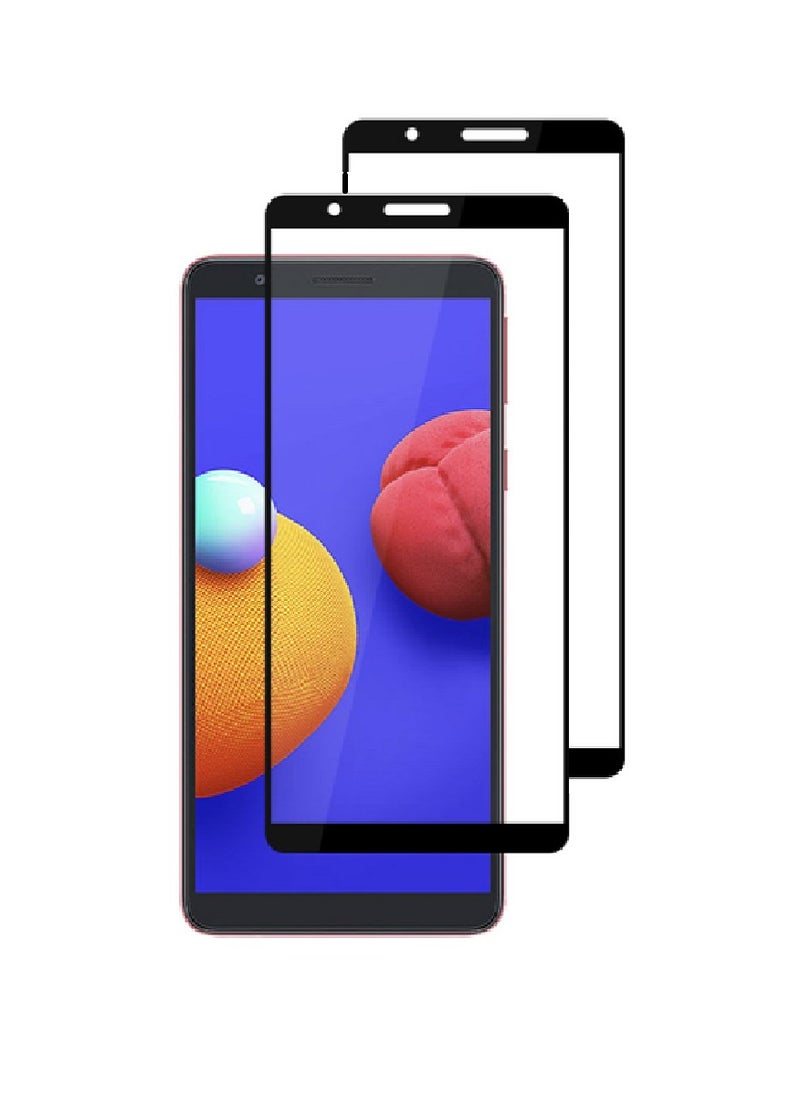 Super 2 Pieces Tempered Glass Screen Protector 5D Designed For Samsung Galaxy M01 Core Full Glue Edge to Edge Full Screen Coverage And Bubble Free - Image 1