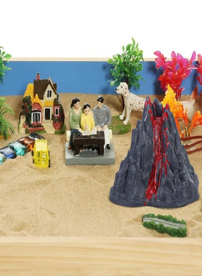IMIKEYA Volcanic Ornament Set Artificial Volcano Decorations Boys and Girls Educational Toys Volcano Landscape Model Kit - Image 2
