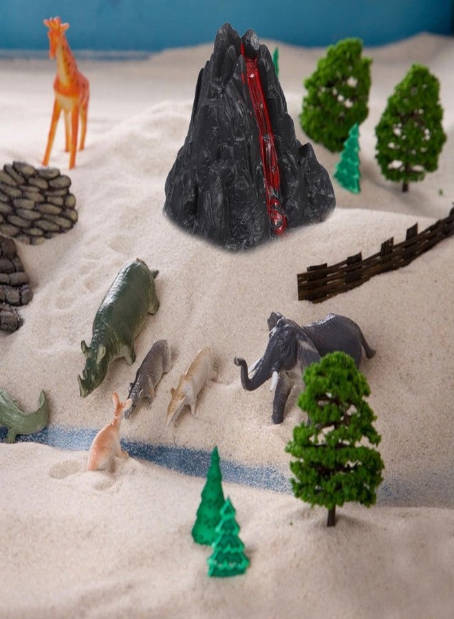 IMIKEYA Volcanic Ornament Set Artificial Volcano Decorations Boys and Girls Educational Toys Volcano Landscape Model Kit - Image 4