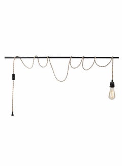 Y&D DIY 15ft Industrial Retro Ceiling Pendant Cord Light Kit Switch Plug Fabric Outlet Set E26 E27 Lighting Fixture Cable  - Image 3