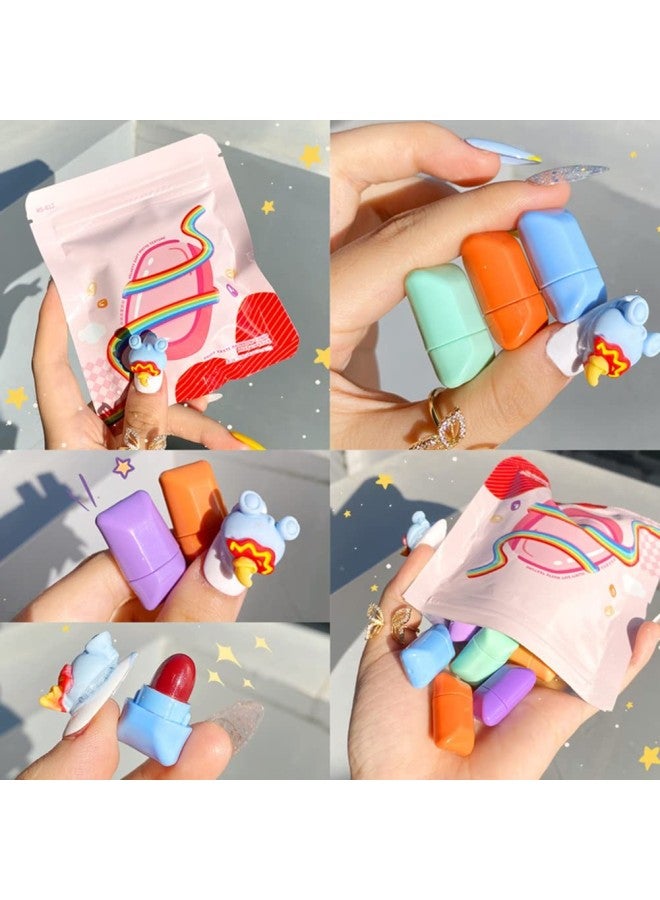 8 Pcs Mini Capsule Lipstick Set, Smooth Long Lasting Non-stick Cup Lipstick, Mini Capsules Lipstick Velvet Matte Lipstick Set (8 colors)