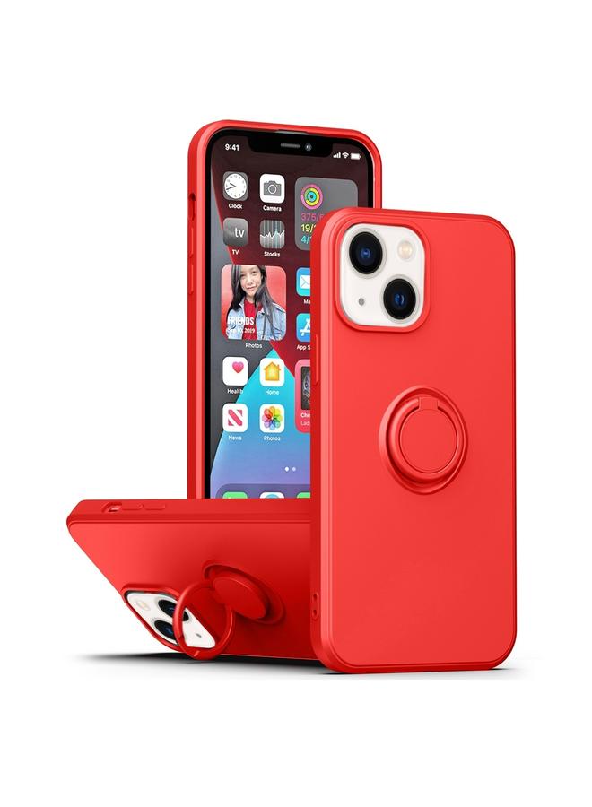 اس-توب جراب لهاتف iPhone 14 مع حامل حلقي من السيليكون - Image 1
