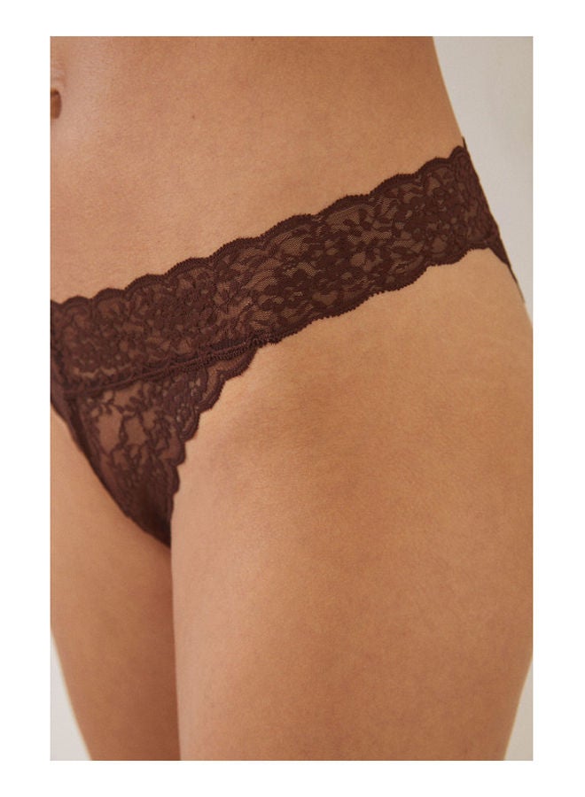 women'secret Classic  lace briefs - Image 2