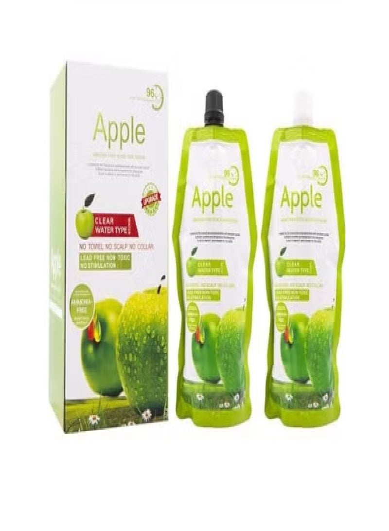 Apple Fruit Black Hair Cream Natural Black Hair Dye - 500ml+500ml - Image 4