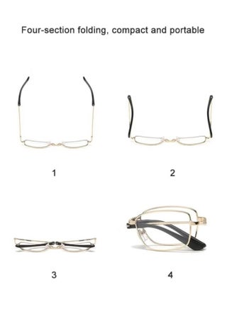 +2.00D folding reading glasses, high definition, anti-eye fatigue, suitable for both men and women - view 5