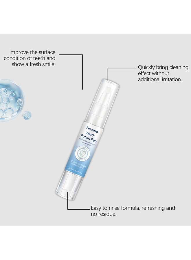 Feimuko Tooth whitening paste - Purisa stain remover and gum protector with a gentle formula for daily cleaning and oral hygiene, ensuring fresh breath - Image 4