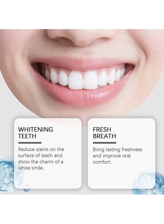 Feimuko Tooth whitening paste - Purisa stain remover and gum protector with a gentle formula for daily cleaning and oral hygiene, ensuring fresh breath - Image 2