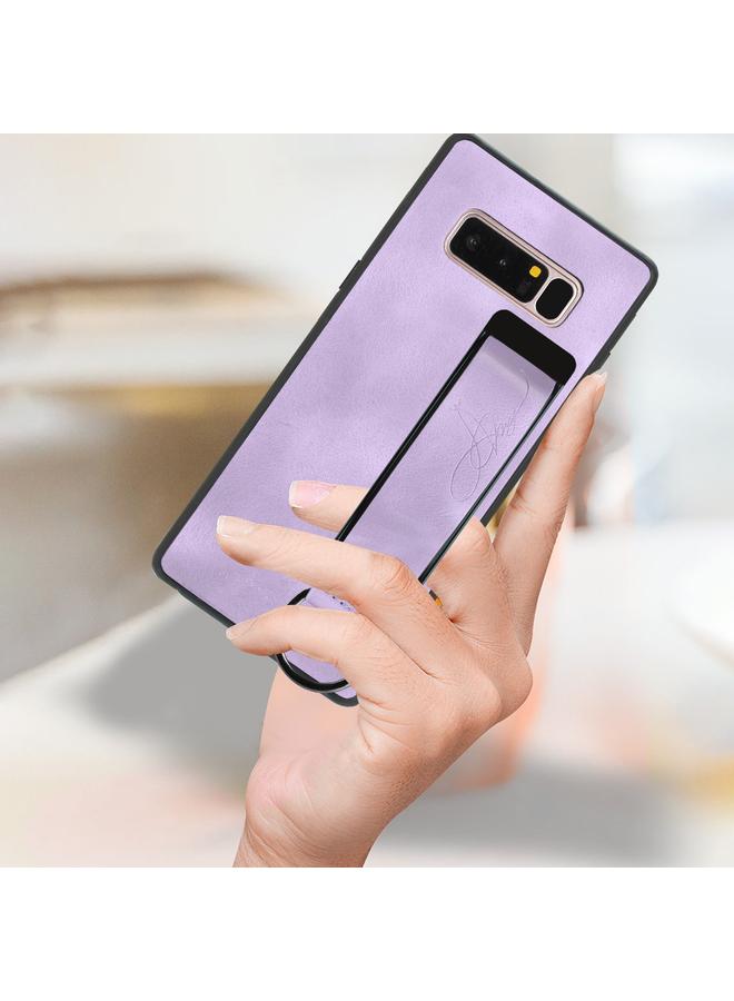 S-TOP Case For Samsung Galaxy Note8 Wristband Holder Leather Back Phone Case - Image 5