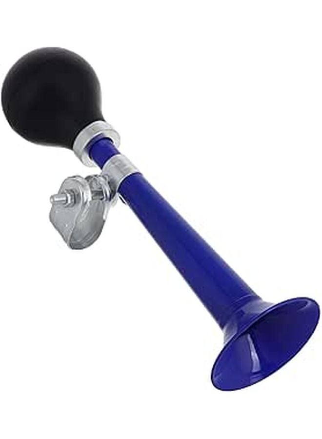 Mountain Bike Air Horn and Bell Safety Cycling Accessory Blue Universal Handlebars - Image 1