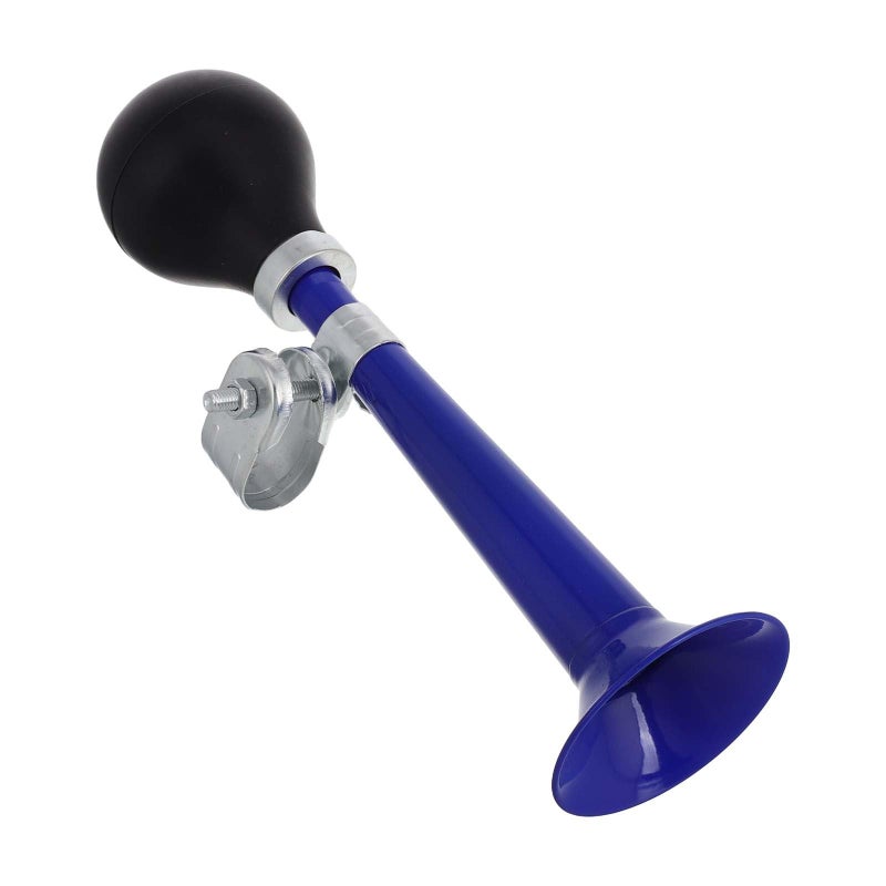 Mountain Bike Air Horn and Bell Safety Cycling Accessory Blue Universal Handlebars - Image 2