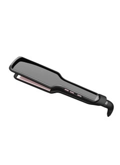 Infrared Professional 15 Seconds Heat Up Time Temperature Setting Ceramic Flat Iron Hair Straightener - Black
