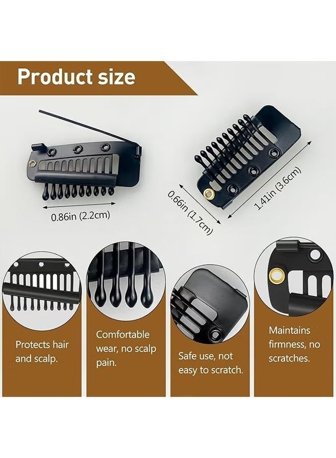 10 Pcs Hair Extensions Clips, Comb Hair Clips for Securing Dupatta, Turban, Scarf, Wedding Veil, and Wig Piece, Secure Headscarf Clips with Teeth for Reliable Hold - Image 5