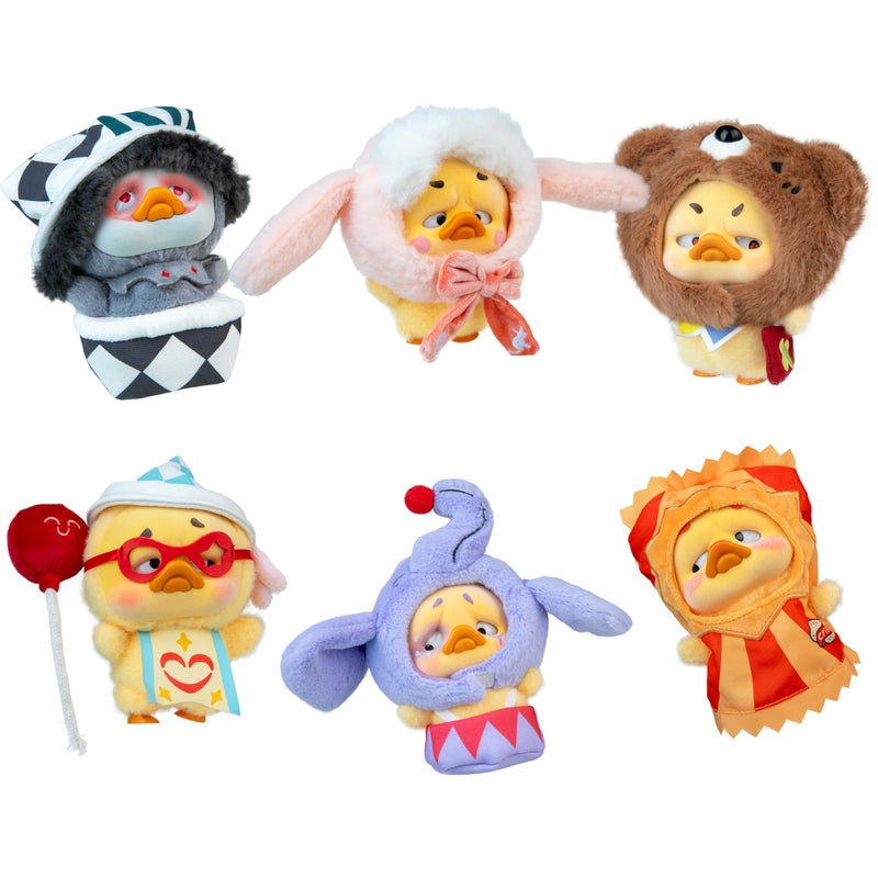 The Orb Factory ORB Official Upset Duck Blind Box Plush Figurine with Keychain Attachment - Circus Series - Collectible Plush Duck Figure with Outfit - 1 of 7 Possible Figures (1 Rare Figure) to Collect in Each Box - Image 1