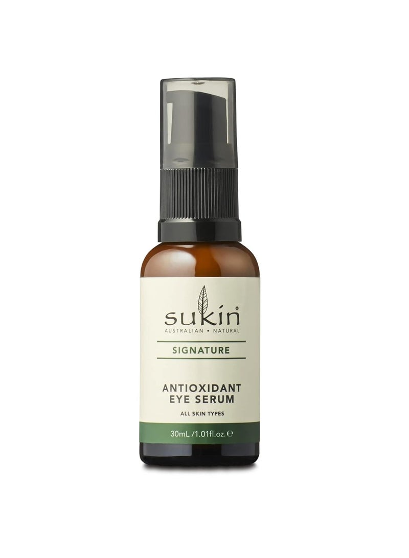 Sukin Signature Antioxidant Eye Serum | Anti-Aging & Puffiness Reduction | Hydrating & Nourishing | Organic Australian Skincare | 30Ml - Image 1