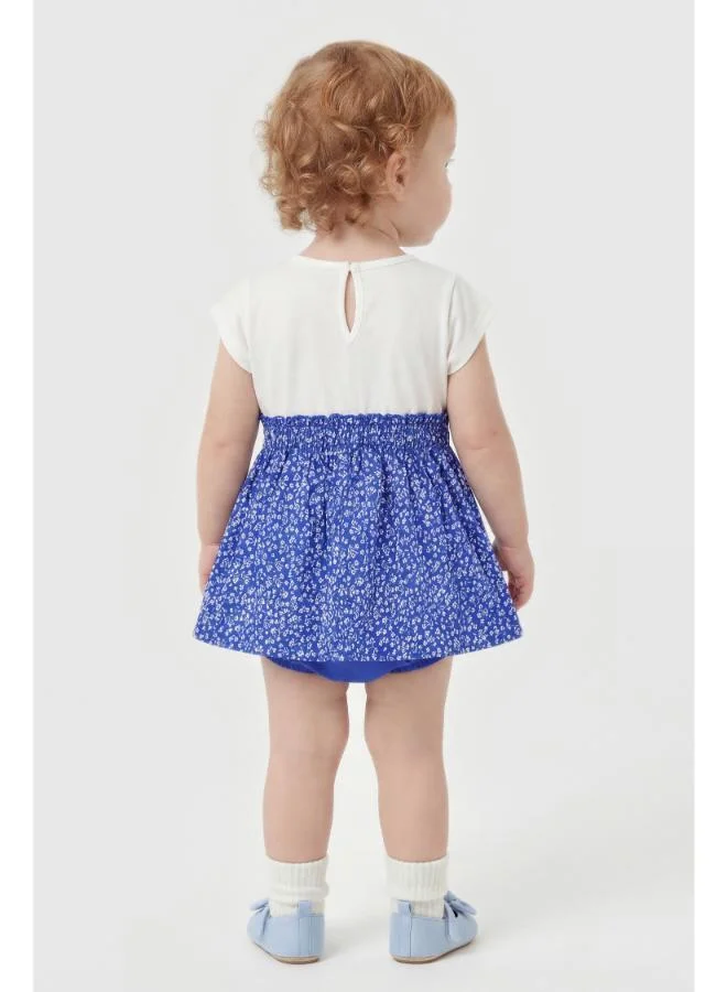 GUESS Infant Logo Short Sleeve Mini Dress With Panties