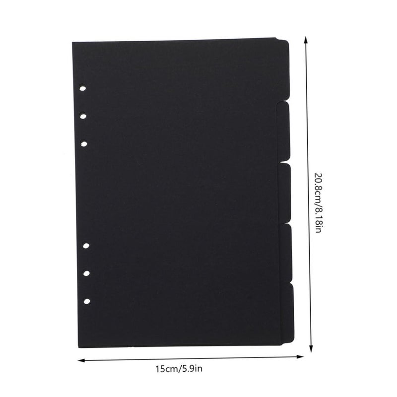 A5 Binder Dividers 6 Pack Index Page Separators For Reports Tabs Small Business Supplies - Image 3