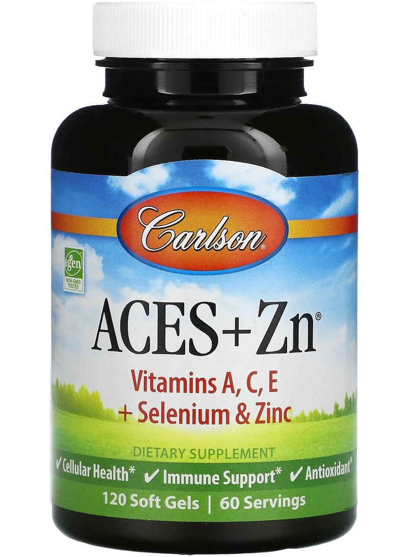Aces + Zn, 120 Soft Gels
