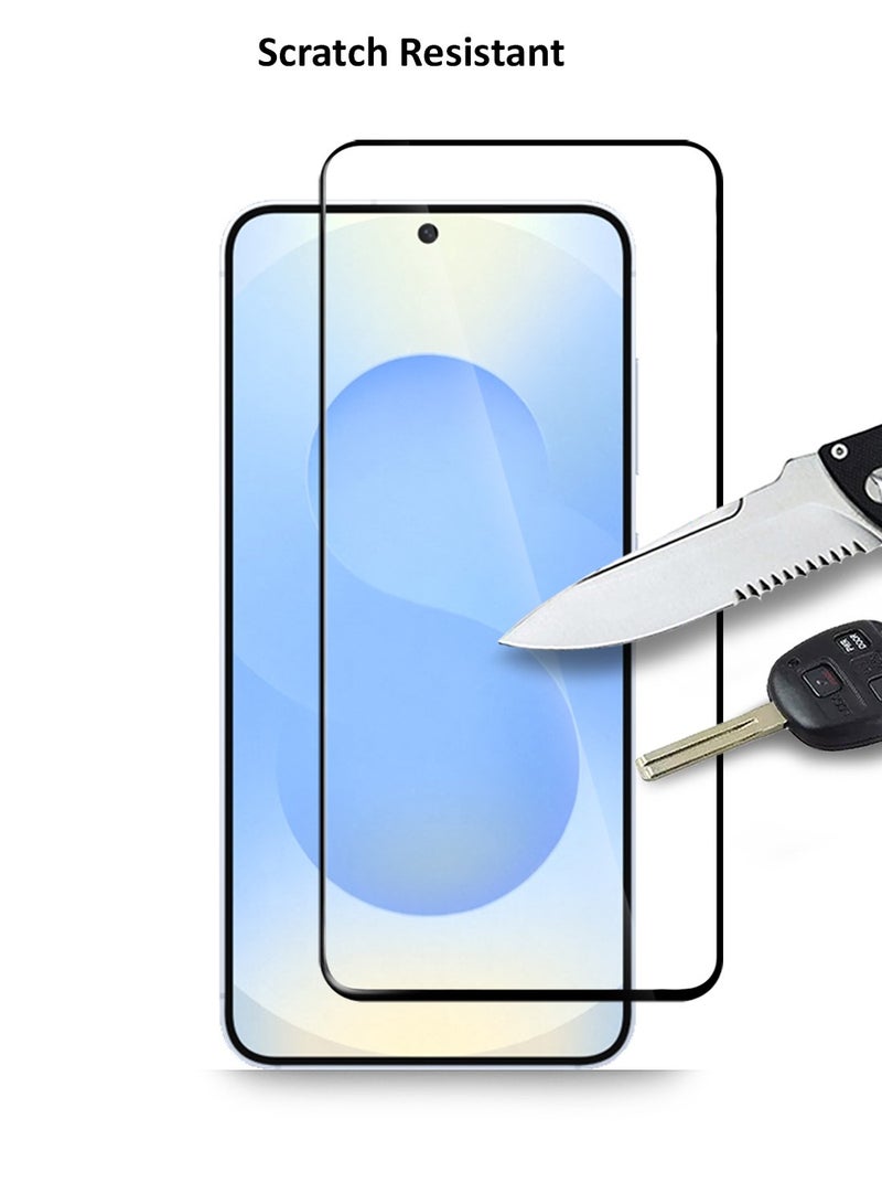 S-TOP حماية شاشة زجاجية مقسّاة HD بصلابة 9H تغطي كامل الشاشة لجهاز سامسونج جالاكسي S25 بلس 2025 - مضادة للخدوش، مضادة لبصمات الأصابع، وتقنية خالية من الفقاعات - Image 4