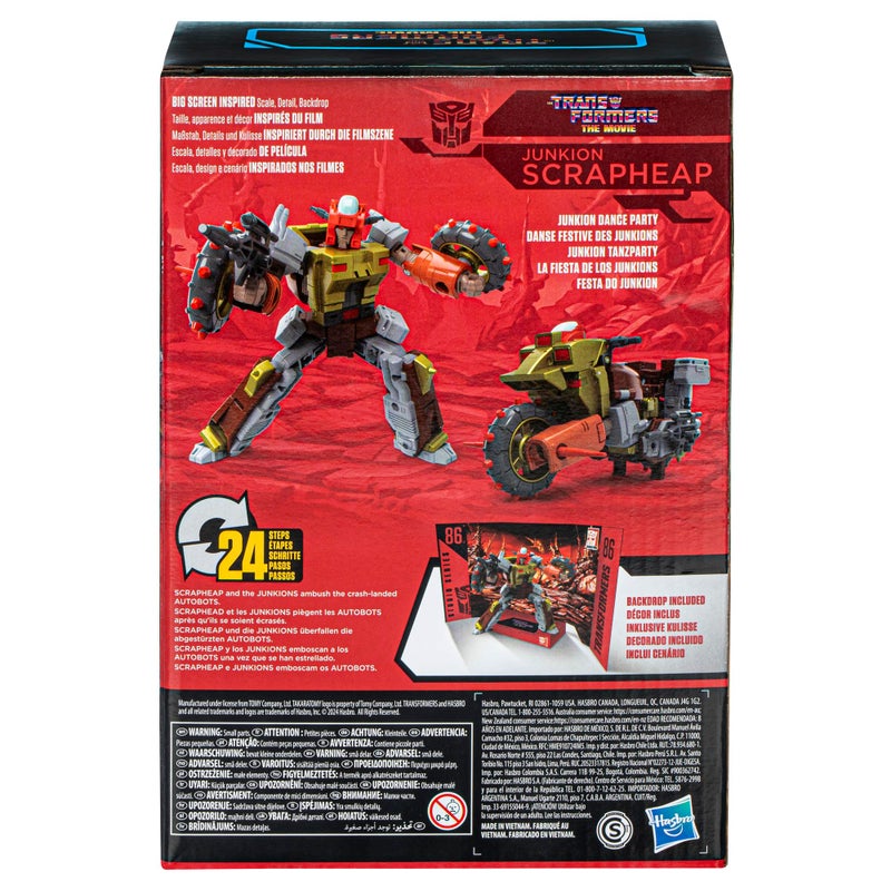 Transformers Toys Studio Series Voyager The The Movie 86-24 Junkion Scrapheap, 6.5-inch Converting Action Figure, 8+ - Image 5