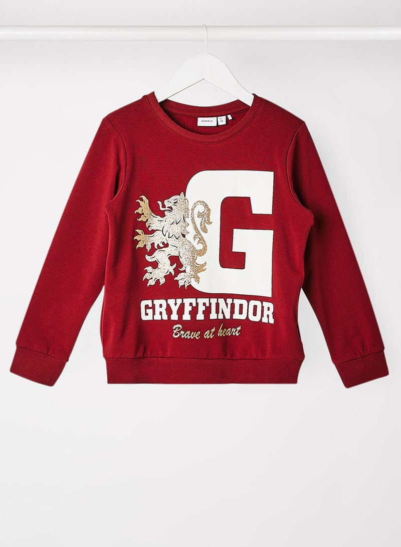 NAME IT Kids Harry Poter Glitter Sweatshirt - Image 1