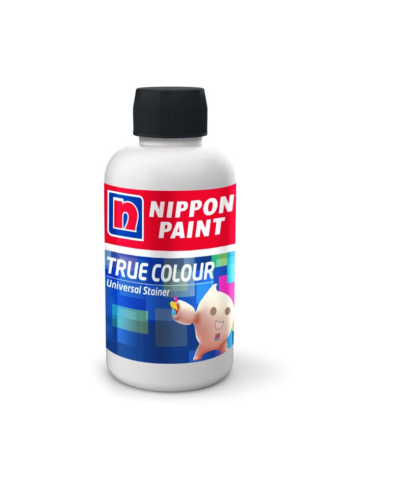 Nippon Paint True Colour Universal Stainer (Black, 100ml)-Water Soluble High Tint, Non-Toxic, Non-Fading Pigment-For Plastic Emulsions, Enamels, Paints, Oil Paints-DIY - Image 1