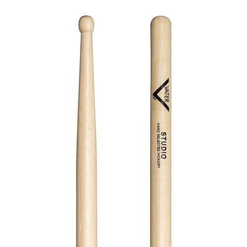 Vater Studio Wood Tip Hickory Drum Sticks, Pair - Image 1
