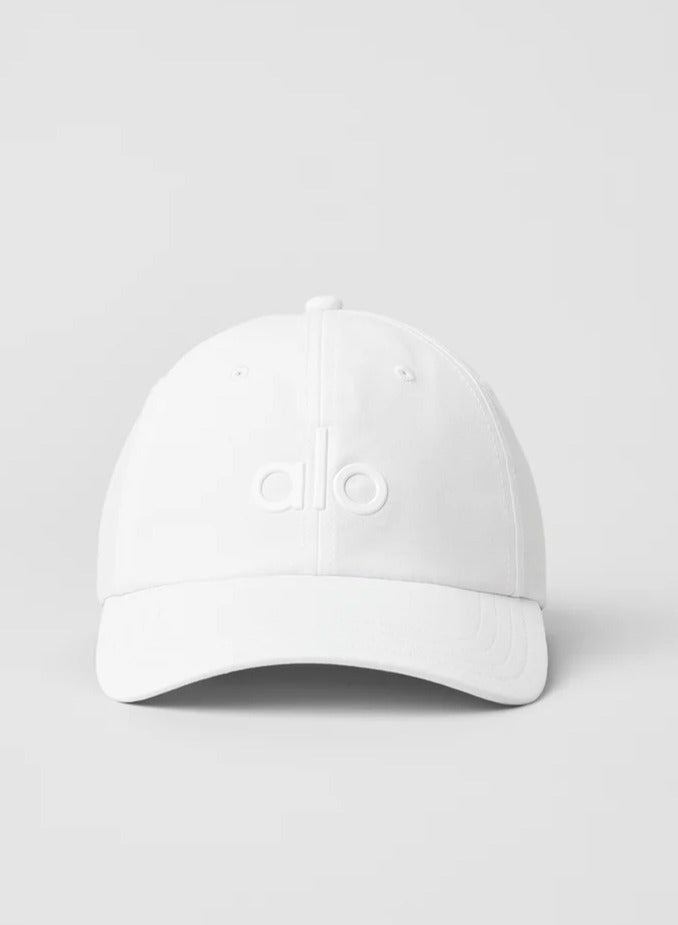 Alo Yoga Performance Off-Duty Cap-White - Image 1