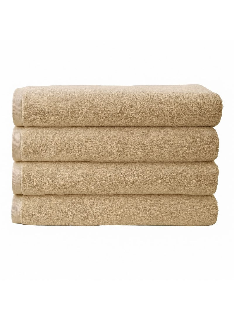 MAXQON Pack Of 4 - Hand Towel - 100% Cotton 600 GSM Medium Size (45x75cm) Highly Absorbent And Super Durable  - Image 1