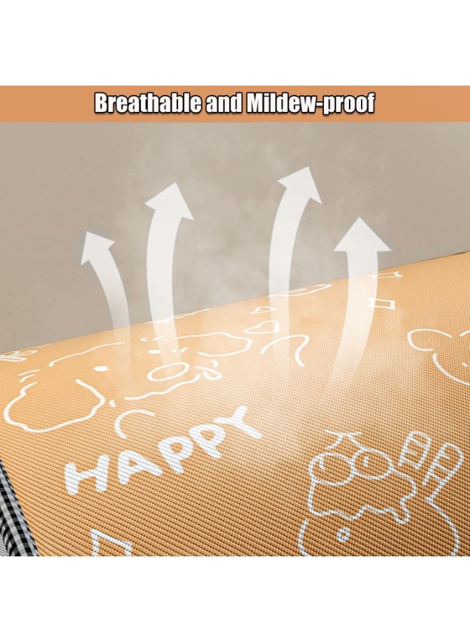 YelaJoy Top Load Washing Machine Cover Waterproof Washer Dryer Cover with Zipper Dustproof Outdoor Full-Automatic Washer Protector Case Laundry Cover 22x22.8x36.2inch (Animal) - Image 5