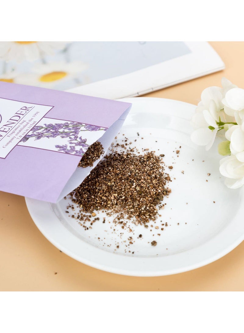 HaHaHai 6-Piece Fragrance Sachet Bags,  Natural Moth Repellent,  Lavender Bags, Wardrobe Fresheners Hanging for Drawers Closets, Wardrobes, Bathrooms, Cars(Jasmine, Rose, Lavender, Lily, Ocean, lemon) - Image 5