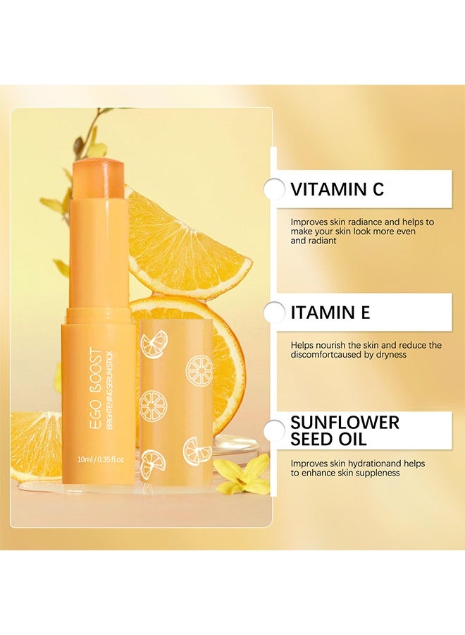 BARUBT Ego Boost Brightening Serum Stick, Face & Body Vitamin C Hydrating Balm, Under Eye cream, Skincare for Women Men - Image 3