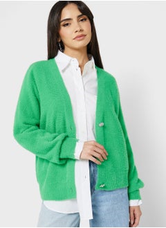 V-Neck Knitted Cardigan