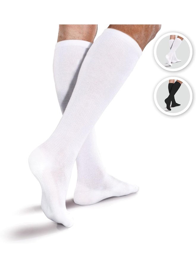 CORE-SPUN BY THERAFIRM Core-Spun Cushioned 15-20mmHg Mild Graduated Compression Support Knee High Socks  - Image 2