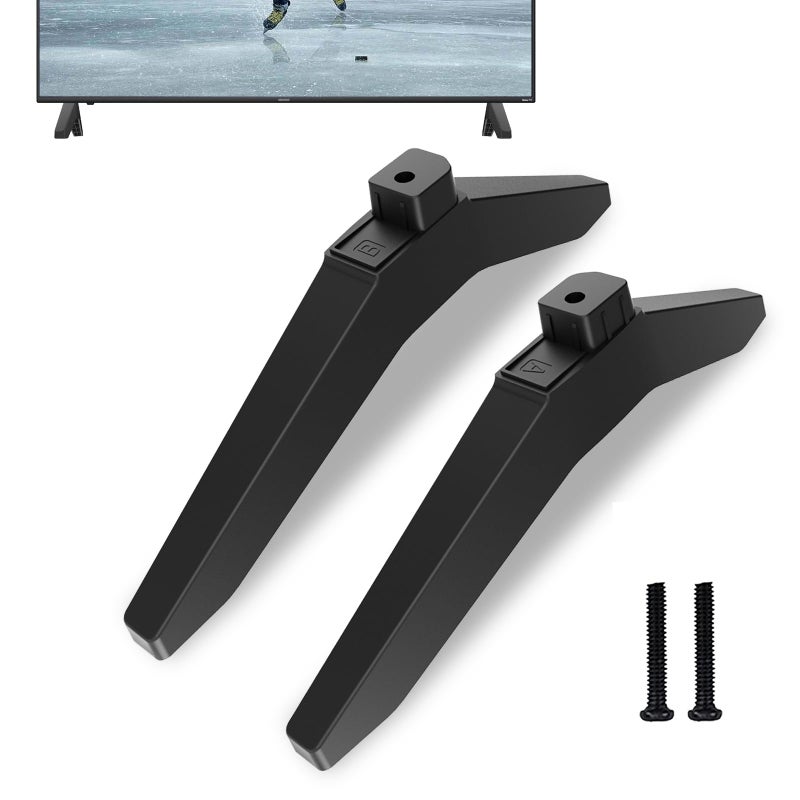 Varghesyla TV Legs for LG 43in TV UJ LJ Series Compatible with LG TV Stand Replacement Base 43UJ6300 43UJ6300PUA 43UJ630T 43UJ635T 43LJ5500 43LJ550M 43LJ5550 43LJ5500UA with Screws - Image 2
