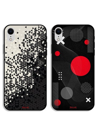 Two Cases For Apple iPhone XR Protective Covers Digital Shape Pattern - pzsku/Z7566A6F3351EAE98E883Z/45/_/1734257448/386e1b68-cbe6-4570-b010-0690e10c2655
