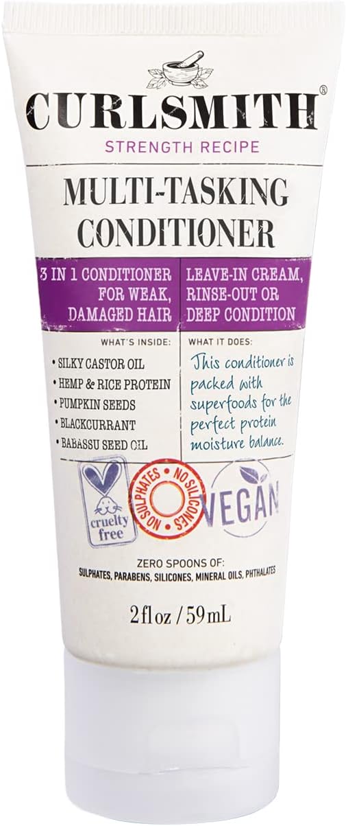 Curlsmith MultiTasking Conditioner 3 in 1 Conditioner with Proteins for Damaged Hair 237ml - Image 1